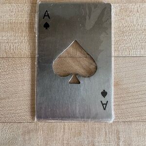 Ace of Spades metal bottle opener